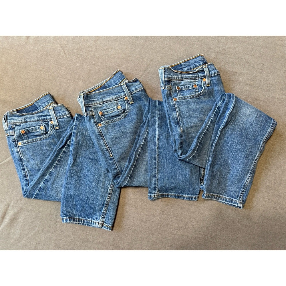 Levi's 511 Men's Jeans Lot 3 Pairs 30x30 Blue Denim Stretch Pants